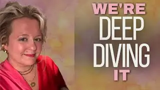We're Deep Diving It