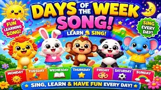 Days of the Week for Kids | Fun Nursery Rhyme | BP Kids