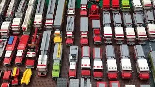 Lego Fire Department Update #4! 60+ trucks!