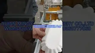ZDJ-1000 hydraulic double working station paper plate machine  100-140pcs/min test Serbia client