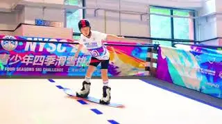 Beginner to Pro: Ski Machine for All Skill Levels! #skiing #snowboarding #fourseason #skimachine