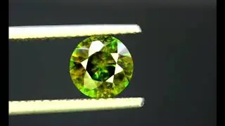 Chrome Sphene Gemstone
