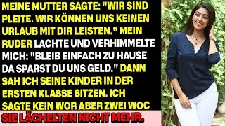 Meine Mutter sagte, wir seien pleite – dann sah ich sie in der First Class