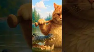 Not Today Croco #cartooncat #calicocat #catboy #calicocrew #caticorn #cats #funny #kids