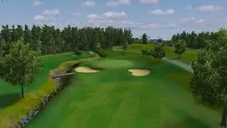 Golfplatz Gsteig Hole 2 Beispiel 3D-Daten f&uuml;r Abschlagtafeln, BirdieBooks, Homepage, Simulator