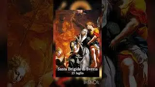 Santo 23 Luglio: Santa Brigida di Svezia #spirituality #santos #almanac #santidad #tarot