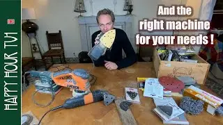 Tools for sanding: manual tools and power tools