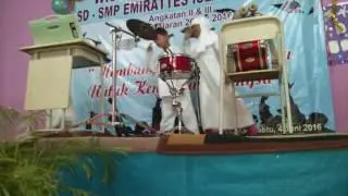 Sholawat and Pemandangan Song, by #CZA and friends #SDEIS Emirattes Islamic School 2016