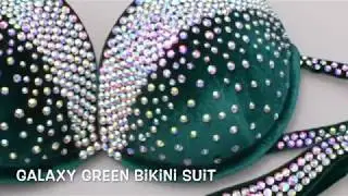 Galaxy Green Bikini Suit