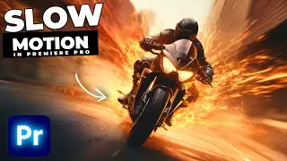 Как добавить плавное замедленное движение в Premiere Pro