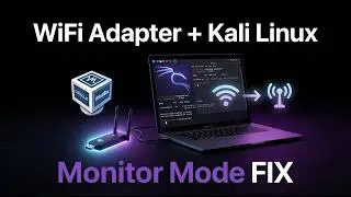 Fix: External WiFi Adapter Not Working in Kali Linux VirtualBox (Enable Monitor Mode)