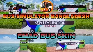 EMAD BUS SKIN FOR BUS SIMULATOR BANGLADESH (1jac & Apple universe hyundai bus skin for BSBD)