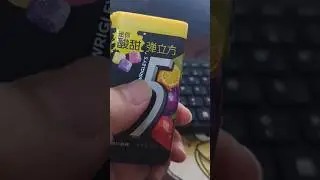 WRIGLEY'S Mix Fruit Chewing Gum #chewinggum#wrigley#gum#permenkaret #unboxing
