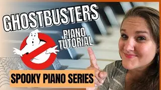 How to Play Ghostbusters on Piano | Piano Lessons for Kids | Spooky Piano Series