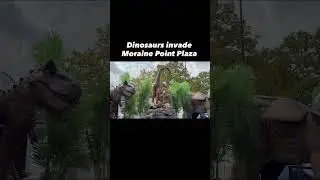 Dinosaurs invaded Moraine Point Plaza