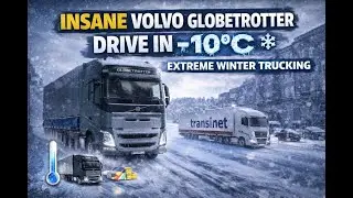 Insane Volvo Globetrotter Drive in -10&deg;C ❄️ Extreme Winter Trucking| GAMER RKD | HINDI GAME PLAY |