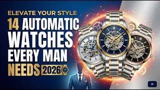 Elevate Your Style  14 Automatic Watches Every Man Needs in 2026#luxurylifestyle#luxurywatches
