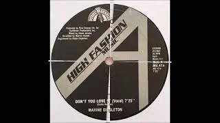 Maxine Singleton - Don't You Love It (Things You Say Edit) (1982/2021)