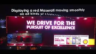 Shell 3D Maserati Billboard - Kinetic Pakistan