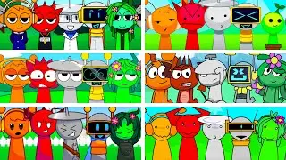 Incredibox Sprunki but ONLY BEATS in ALL Different Mods