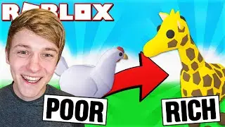 *POOR TO RICH* Trading Challenge! | Dansk Roblox: Adopt Me