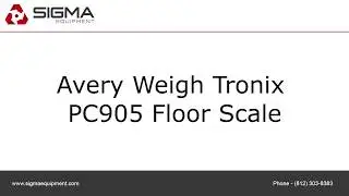 Avery Weigh Tronix PC905 Floor Scale