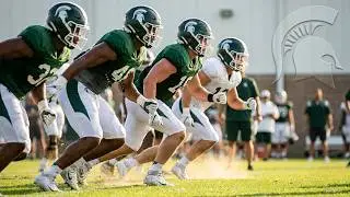 Michigan State LB Drills (2014 Pat Narduzzi/Mike Tressel)