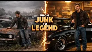 ASMR Car Restoration: Black 1969 Chevrolet Camaro SS Rebuilt from Rusty Junkyard to Classic Muscle