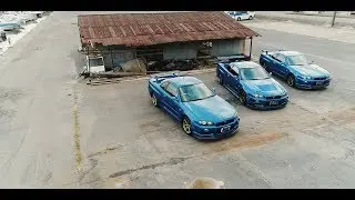 Nissan Skyline GTR R34 V-spec II NUR BAYSIDE BLUE WAVE