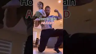 How to train as a DAD #dad #homeworkout #shorts