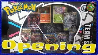 Pokemon TCG: Opening A Team Skull Pin Collection Box!
