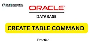 CREATE TABLE COMMAND  IN SQL ORACLE DATABSE AND CONNECT AND EXICUTE QUERY EXPERIMENT NO-01