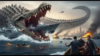 MASSIVE 2,000ft Crocodile Causes London Panic | Warship Lift & Thames Rescue Operation