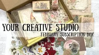 Your Creative Studio Feb Subscription Box Opening | 🦋ShanoukiArt🦋🧿