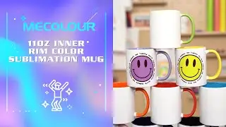 How to use mecolour 11oz Inner Rim Color Sublimation Mug?