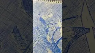 #araibic calligraphy#islamic caligraphy#Punjtan Pak#Allah#shortsfeed #blue ball pen art #asmrdrawin