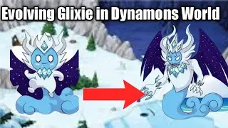 Evolving Glixie in Dynamons World || dynamons world new update 1.6.45 || dynamons world