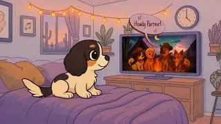 Dog TV Calming Music | Mariah Watches Westerns | WanderingPupLofi