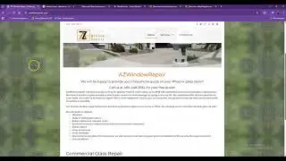 Website Analysis Video for AZ Window Repair