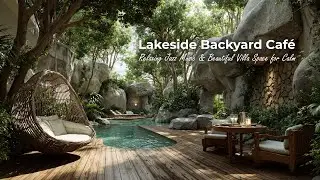 Peaceful Jazz in Lakeside Backyard Caf&eacute;&ndash;Relaxing Jazz Music & Beautiful Villa Space for Calm 🌊🎶🏡