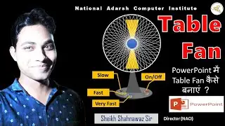 Table Fan in PowerPoint | #powerpointtutorial