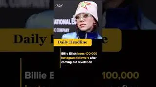 Billie Eilish loses 100,000 Instagram followers after coming out revelation #shorts #viral