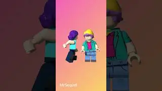 Zoey kisses Abby!- KPop Demon Hunters | Lego 3D animation