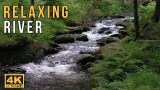 Soothing Headache, Migraine, Pain and Anxiety Relief - Gentle Waterfall, Open Heart Music, Helios 4K