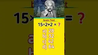 #My Question is 15&times;2+2 #youtube #maths #mypuzzle #mathematics #mymaths #mathpuzzle #mymath