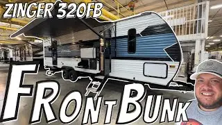 Прицеп для путешествий с передней двухъярусной кроватью!!! Zinger 320FB 2025 года
