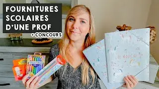 Back to School 2022 : mes fournitures de prof + CONCOURS.