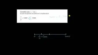 Exemples de la multiplication par des fractions comme op&eacute;rations de r&eacute;duction ou d'augmentation.