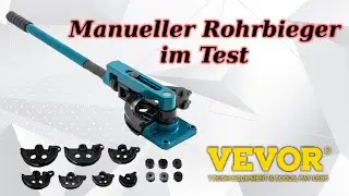 Manueller Rohrbieger Rohrbiegegerät Rohrbiegemaschine im Test