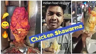 Chicken Shawarma With Bun & Chapati Indian Street Food | Food Vlogger Subhasis Mallick